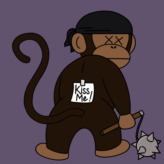 Kiss Me Monkey #1566