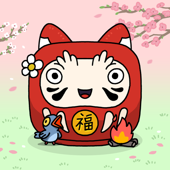 Neko Daruma #474