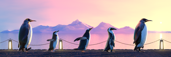 Five Penguins #2848