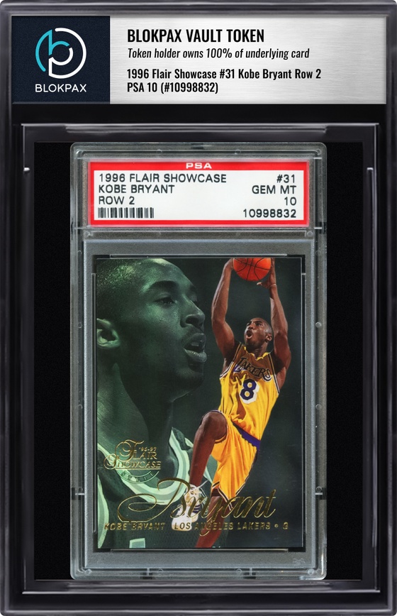 1996 Flair Showcase Kobe Bryant #31 - PSA 10 (Cert: 10998832)