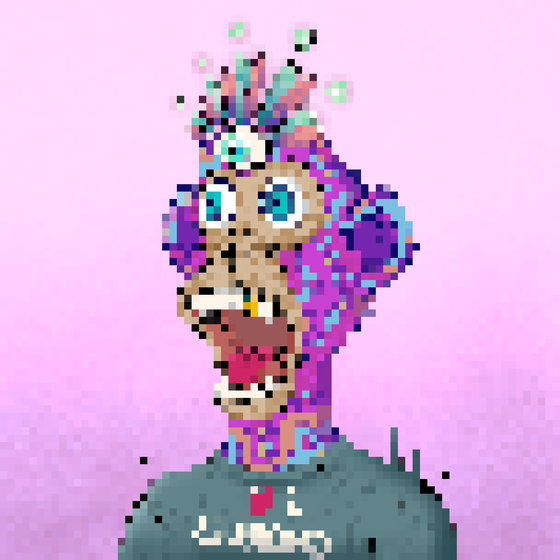 Trippin' Pixel Ape #1302