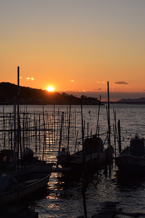 Dusk of Lake Hamana