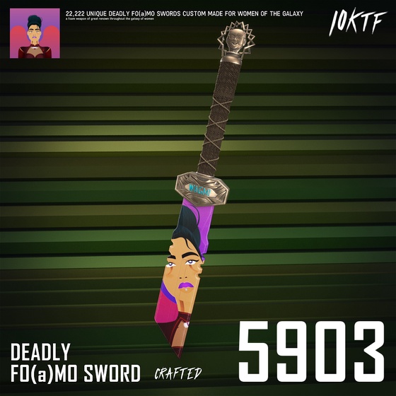 Galaxy Deadly FO(a)MO Sword #5903