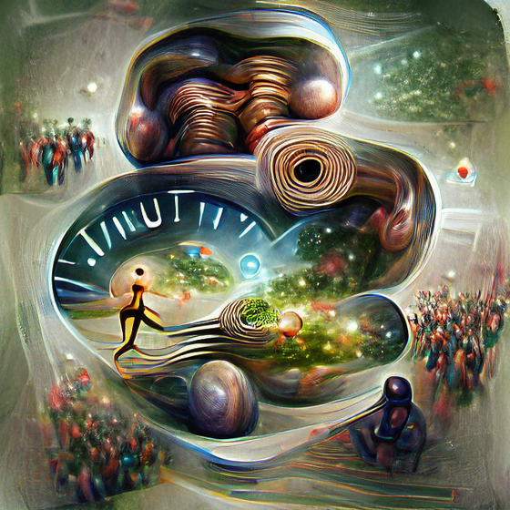 We are infinite beings living in linear time. The entire universe is built into every atom of our bodies, but we can only experience its inexhaustible bounty fractionally, second by second. And we are running out of time. Abundance is a state of mind, not an objective reality.