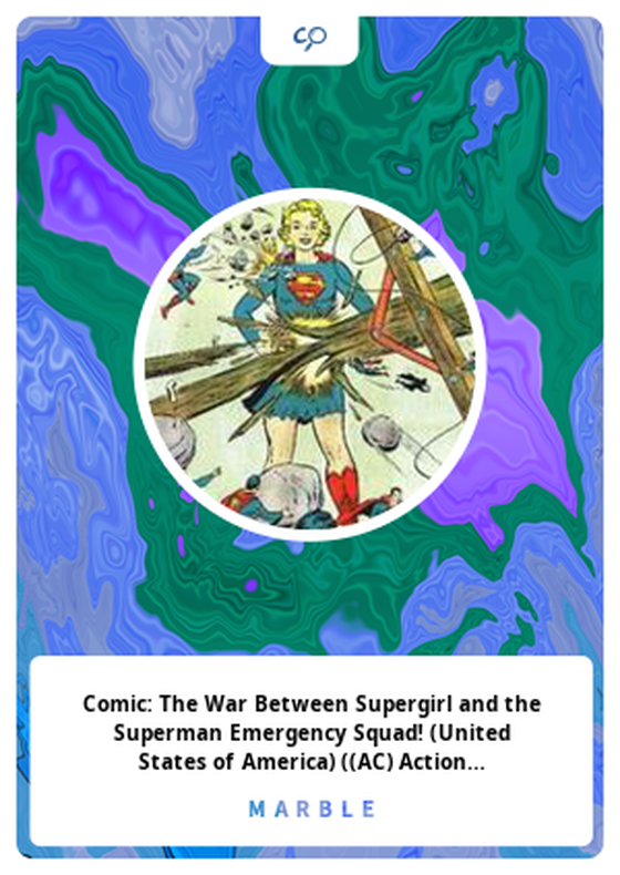 Comic: The War Between Supergirl and the Superman Emergency Squad! (United States of America) ((AC) Action Comics) Col:US-AC-276