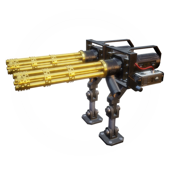 Gold M134C Minigun