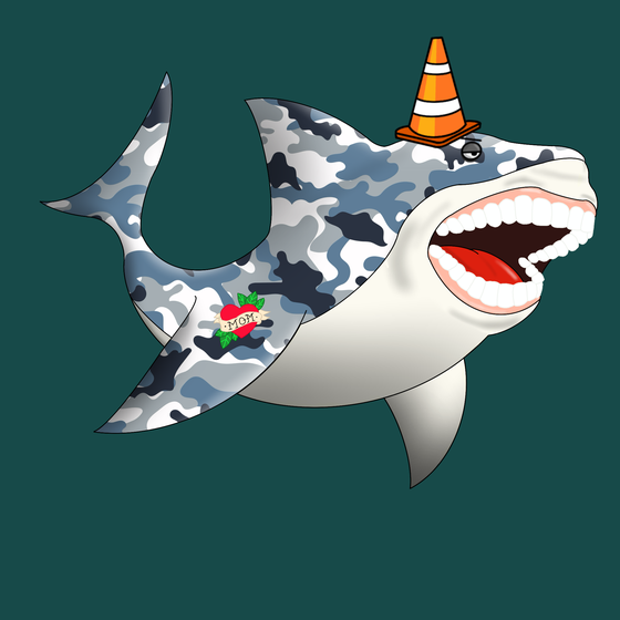 Wavy Shark #1756