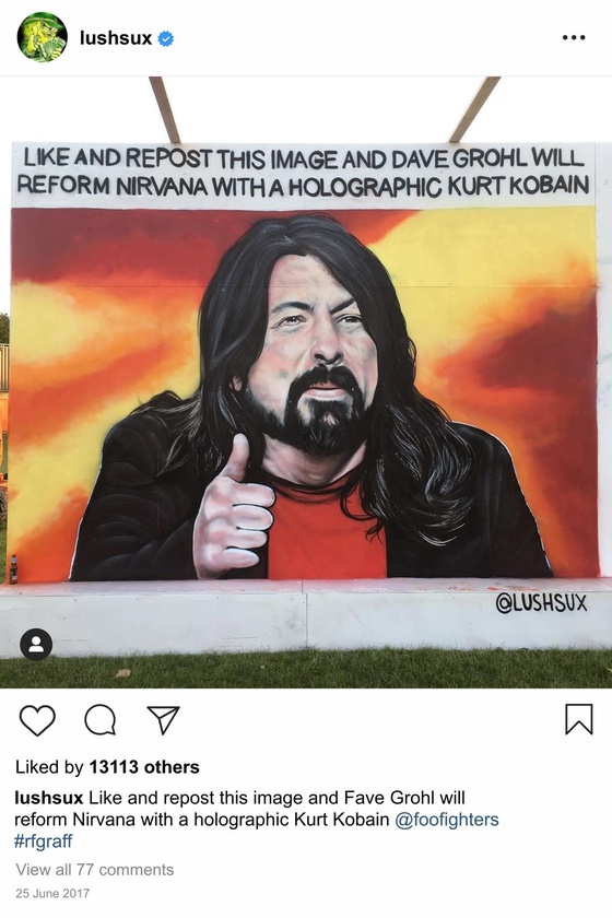 Lushsux #2675 - Mural Dave Grohl