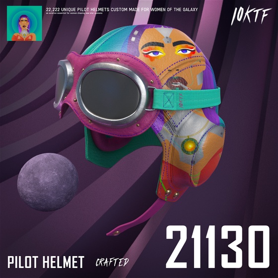 Galaxy Pilot Helmet #21130