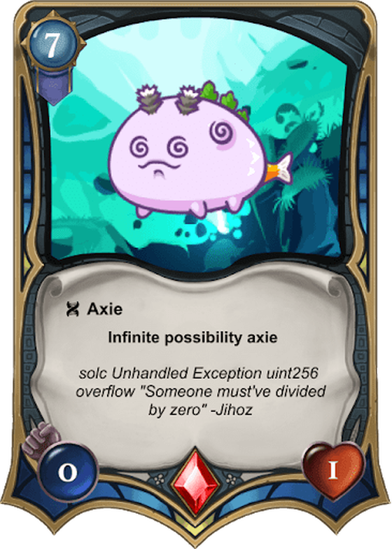 Infinite Possibilities Axie