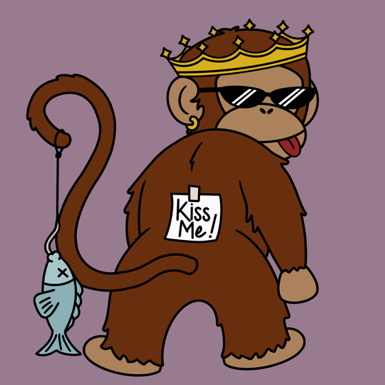 Kiss Me Monkey #7248