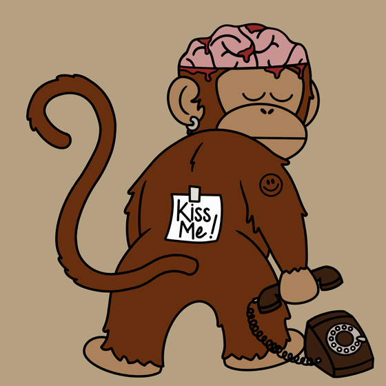 Kiss Me Monkey #4004