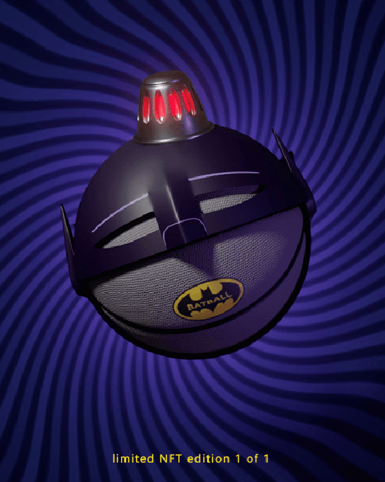 Digital Basketballs - NFT POP CULTURE DROP - "BATBALL"