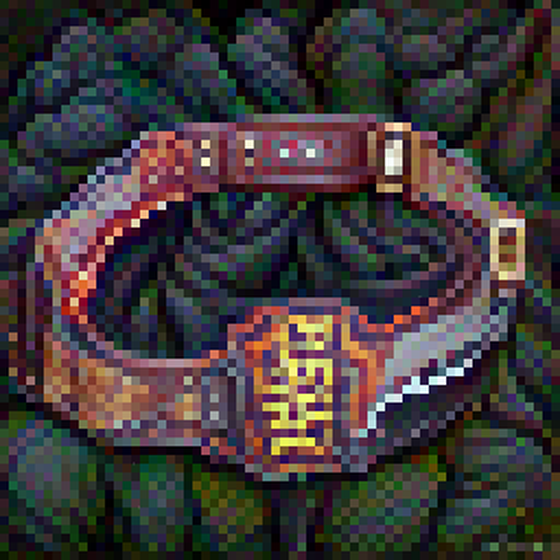 'Blight Peak' Hard Leather Belt of Anger +1