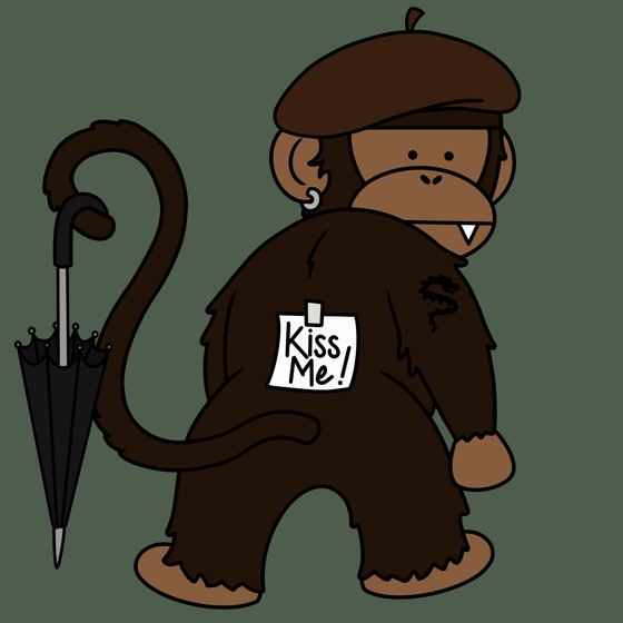 Kiss Me Monkey #2103