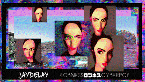 JAY DELAY X ROBNESS CYBERPOP - SHAREWARE CRYPTO ART 'SPLIT' #5