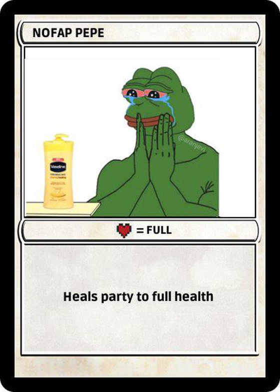 NOFAPPEPE [1/996] Series 1 RAREPEPE 2016