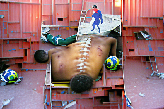 My Pop was a football star and fell 20 meters into a shipping container breaking his back.