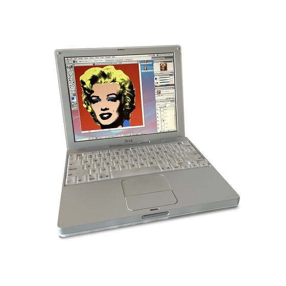 Warhol's Marilyn on iBook G3