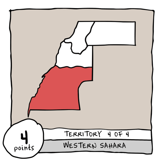 Territory 4/4 - Western Sahara (Oued el Dahab)