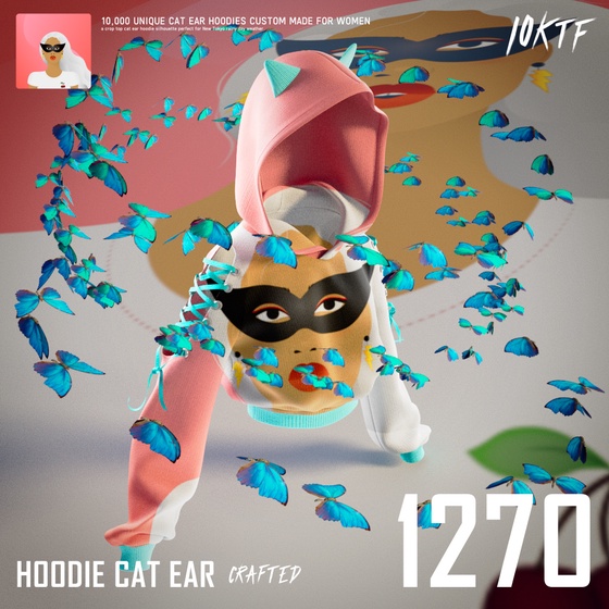 World of Cat Ear Hoodie #1270