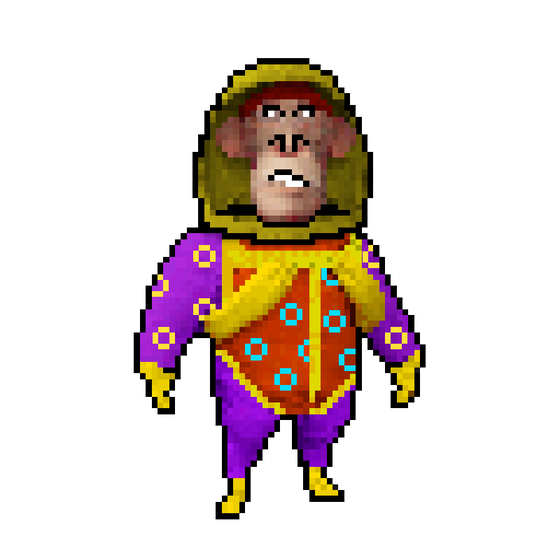 Pixel Radioactive Ape #43