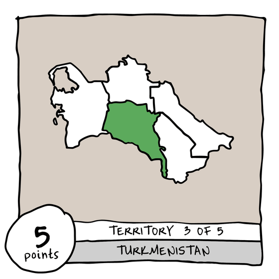 Territory 3/5 - Turkmenistan (Ahal Region)