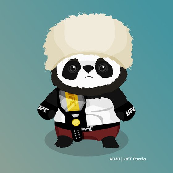 #039 NFT Panda - Khabib Pandagomedov