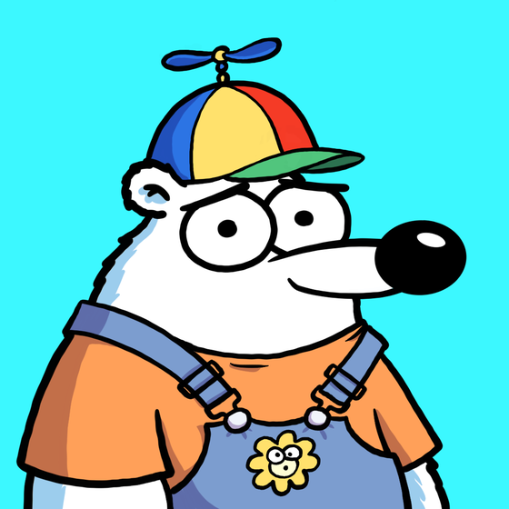 Fluffy Polar Bear #3755
