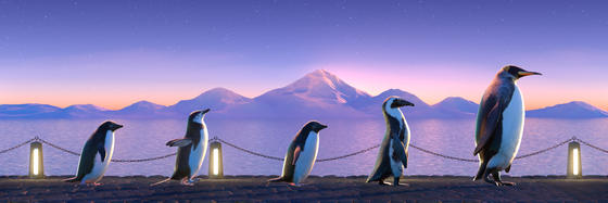 Five Penguins #2657