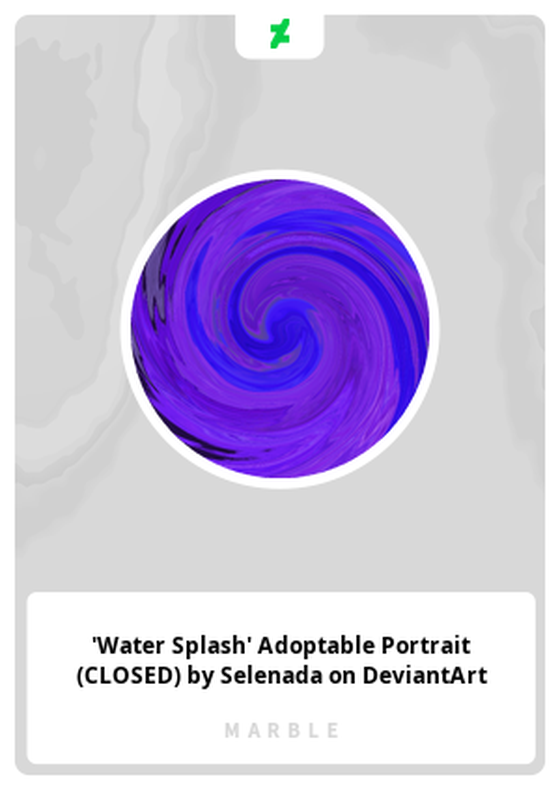 'Water Splash' Adoptable Portrait (CLOSED) by Selenada on DeviantArt