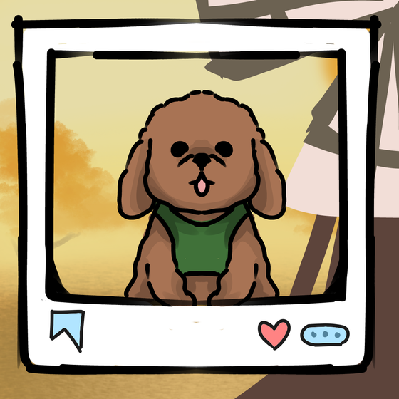 旅する犬 #1681