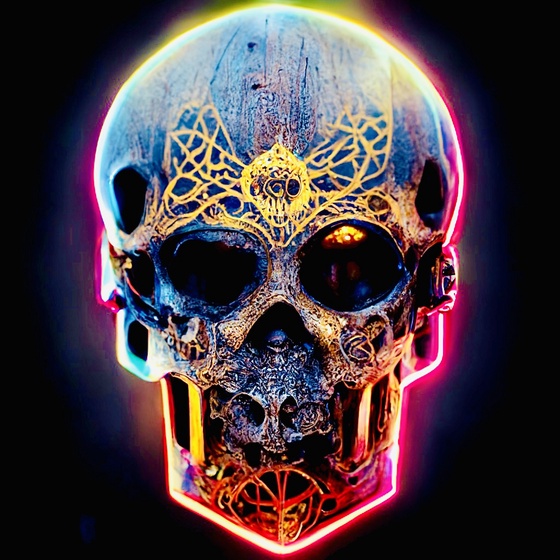 Cyber Skull Art 3