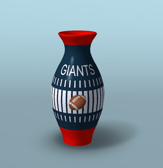 Giants Football Ceramics