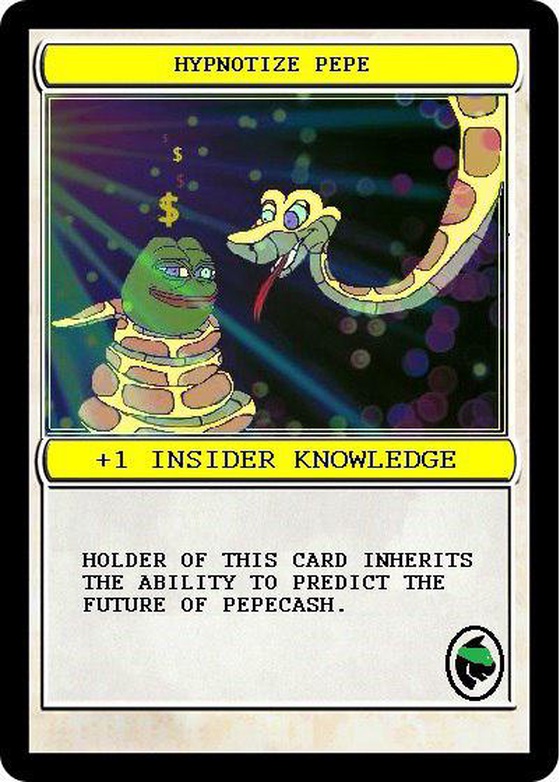 PYTHONPEPE Series 12, Card 20 Rare Pepe Wallet 2017 Counterparty XCP NFT [420 Issuance]