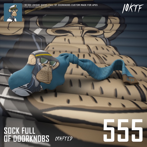 Ape Sock Full of Doorknobs #555