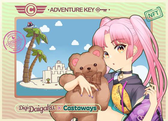 DigiDaigaku Genesis Adventure Key Castaways #1465 - Wanda