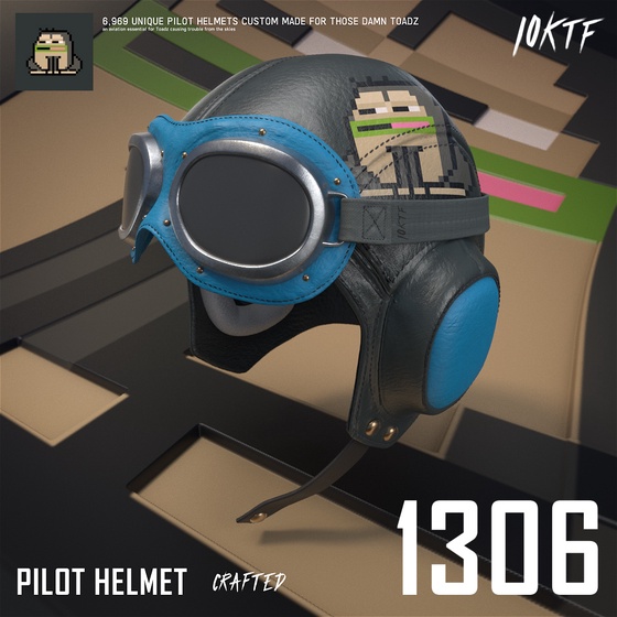 Toadz Pilot Helmet #1306