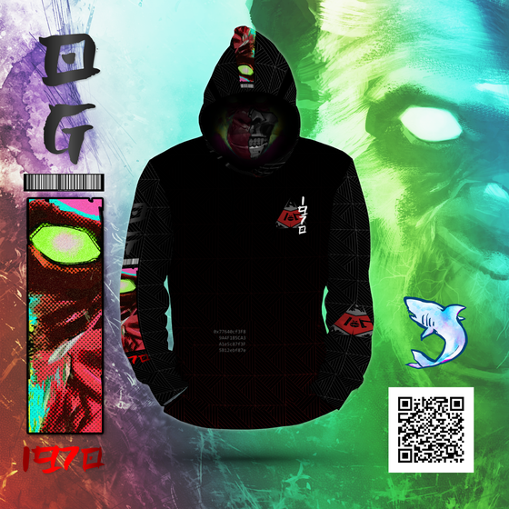 Hoody Phygital NFT - Angry Ape Army OG Ape 1970