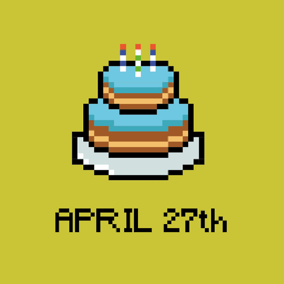 CryptoBirthdayCake #118 April 27th