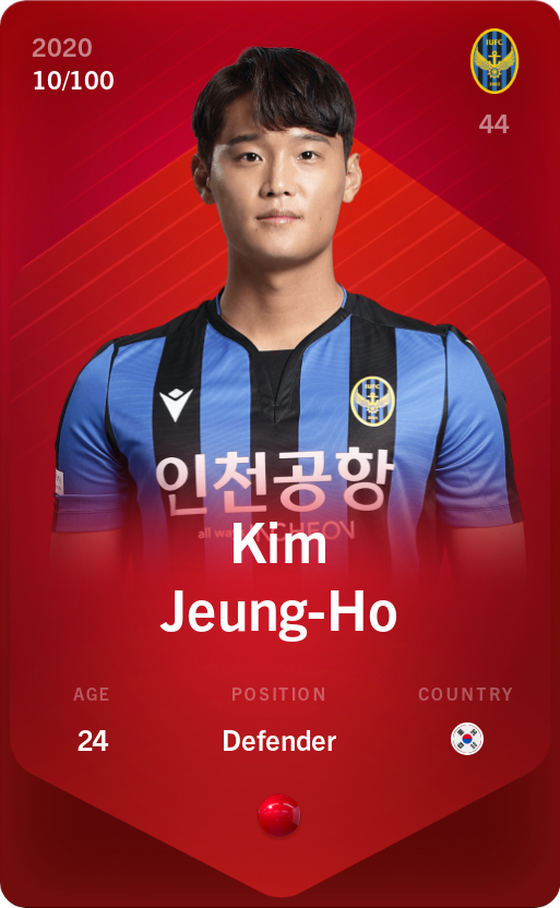 Kim Jeung-Ho 2020-21 • Rare 10/100