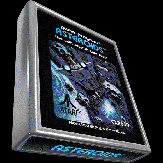 Asteroids Holographic Cartridge Sticker Award 🏦