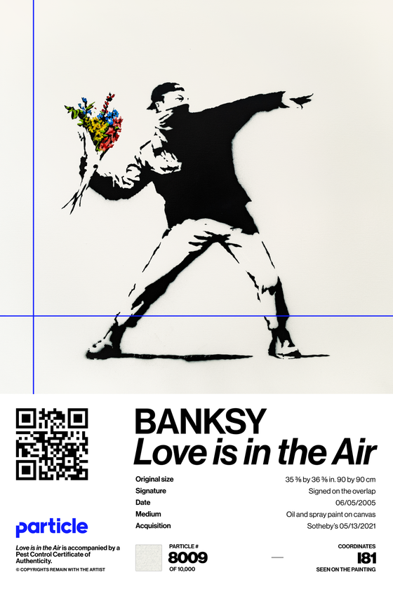 Banksy | Love Is In The Air #8009