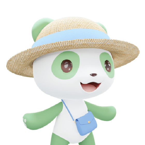 3D LEELEE-Straw hat-Green-#20034