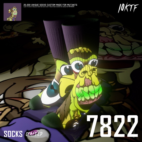 Mutant Crew Socks #7822