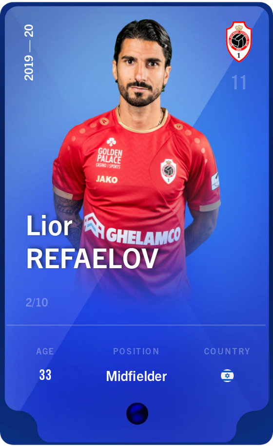 Lior Refaelov 2019-20 • Super Rare 2/10