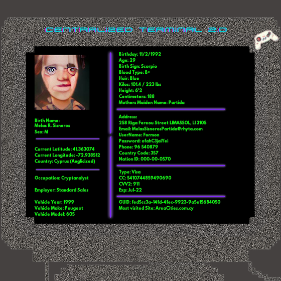 Terminal #3070