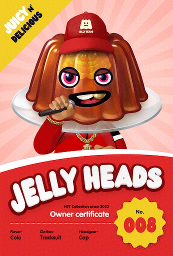 JELLY HEADS Owner certificate #008