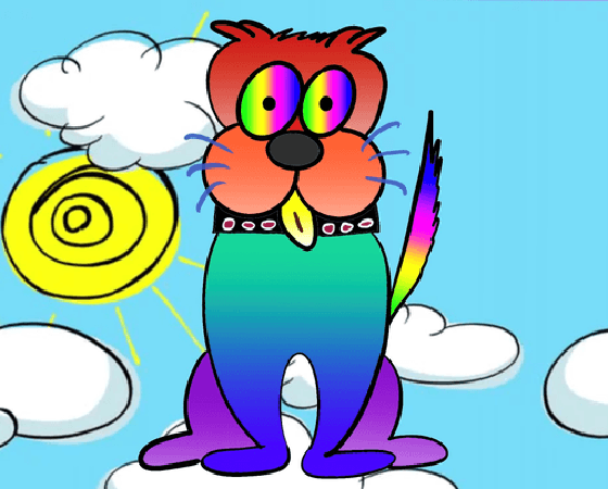 Sunny Rainbow Doggy