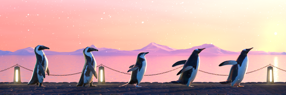 Five Penguins #2458